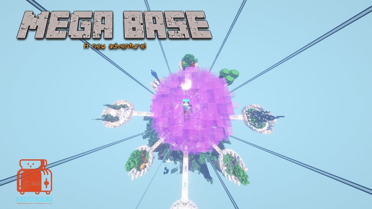 Minecraft Mega Sky Base Youtube