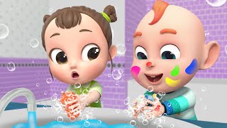 Wash Your Hands + Personal hygiene Song + Wheels on the bus | Nursery Rhymes & Baby Songs