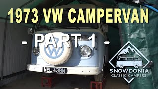 1973 VW Campervan Restoration Part 1