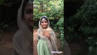 cute little girl acting / mahiyil maha seenennum song ❤️💖