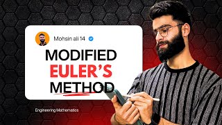 Modified Euler’s Method | Engineering Mathematics | Step-by-Step Explanation with Example