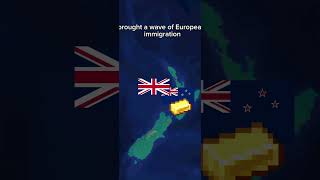 History of New Zealand in 60 seconds 🇳🇿 #geography #history #newzealand #chiwi