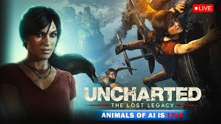 UNCHARTED - The Lost Legacy Game Mission Play LIVE   Animals of AI Live #live #livestream