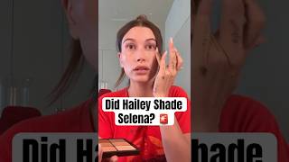 Did Hailey Shade Selena? #shorts #HaileyBieber #RhodeBeauty
