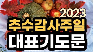 추수감사절 기도문 예문 모음ㅣ추수감사 주일예배 대표기도 예시 ㅣ11월 주일예배기도 모음ㅣ2023년 11월 셋째 주일 대표기도문 모음ㅣ대표기도가 어려운분들을 위한 기도예시문