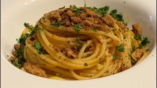 Spaghetti aglio olio e peperoncino 🌶  #chefziopietro #ricettafacile #5k