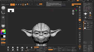 Star Wars: Yoda Sculpting Head Primary shapes | Zbrush stream#1