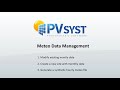 PVsyst 7 - Meteo 002 - Meteo Data Management