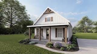 EXCLUSIVE MODERN FARMHOUSE 009-00303 WITH INTERIOR