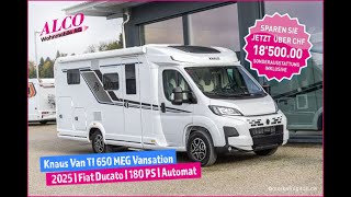 KNAUS Van TI 650 MEG Vansation 2025 / Alco Wohnmobile