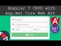 Asp.Net Core Web API and Angular 7 CRUD