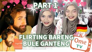 OBROLAN SANTAI TAPI BIKIN BULE GANTENG INI SALTING BRUTAL...😳🤣 OME TV | OMEGLE 🇩🇪 ( SUB ENG )