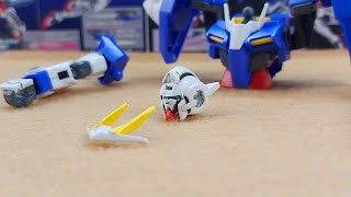 Stop Motion Build HG 00 Raiser Gundamダブルオーライザー＋GNソードIII (HG) (ガンプラ)