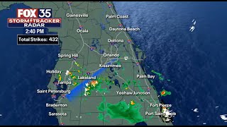 FOX 35 Storm Tracker Radar: Storms with heavy rain, lightning to kick off weekend in Central Florida