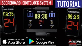 Tutorial: Basketball Scoreboard, Shotclock & Remote Control Apps (iOS & Android)