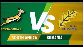 RWC South Africa vs Romania