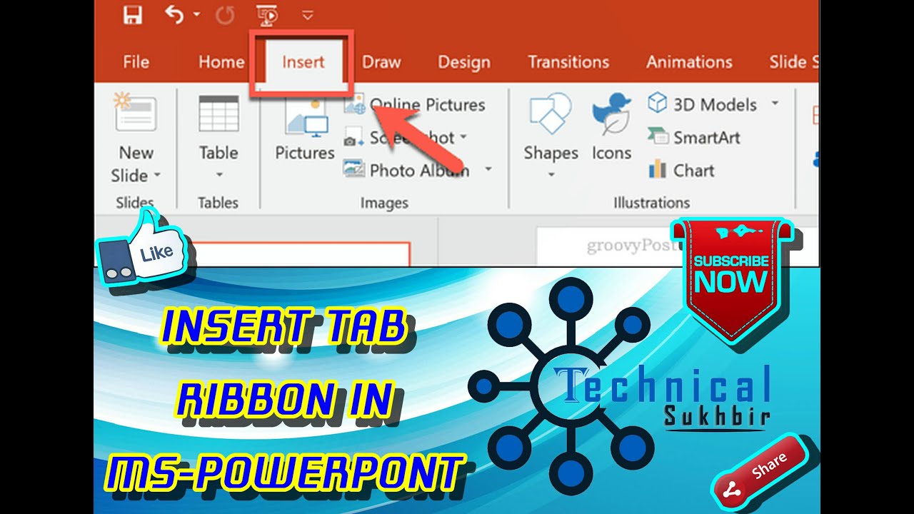 Insert Tab Options In Ms Word