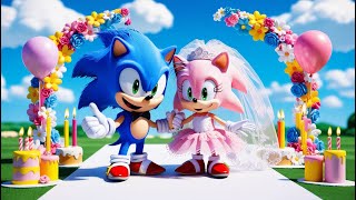 Shin SONIC Tapes #New: SONIC X AMY Are Getting Marry?! | Sonic The Hedgehog 3 Animation | Shintoons