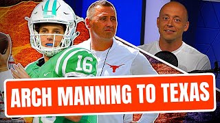 Josh Pate On Arch Manning Committing To Texas (Late Kick Cut)