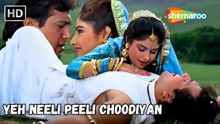 Yeh Neeli Peeli Choodiyan | Govinda, Ayesha Julka | Alka Yagnik Romantic Hit Songs | Ekka Raja Rani