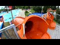 rapid steep kamikaze water slide at csepeli strandfürdő