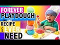 FOREVER PLAY DOUGH | COOKING WITH CHRISTIAN | PLAY DOUGH RECIPE | Carnahan Fam