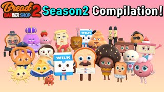 BreadBarbershop2 | Season2 Compilation! | english/animation/dessert/cartoon