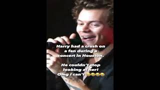 When Harry Styles Had A Crush On A Girl In The Crowd - celebrities surprising fans #shorts
