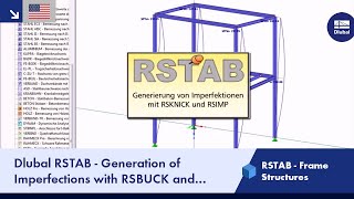 Dlubal RSTAB - Generation of Imperfections with RSBUCK and RSIMP