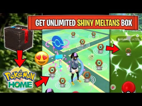 How to get Meltan box in Pokemon go complete procedure. How to get Shiny meltan. Pokemon home link