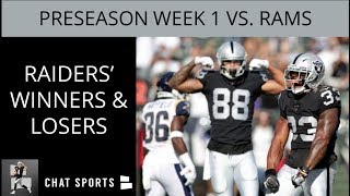 Raiders’ Winners & Losers Following Oakland’s Week 1 Preseason 14-3 Win Over The Los Angeles Rams
