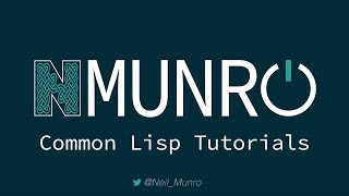 Common Lisp Tutorial 8a: Functional Programming (Map function)