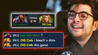 CEB is not JOKING when He says this on his WINDRANGER - "I Teach u Dota this Game"