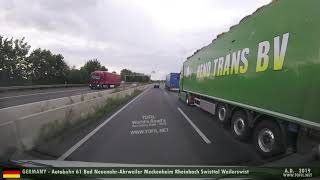 1065 GERMANY - Autobahn 61 Bad Neuenahr-Ahrweiler Meckenheim Rheinbach Swisttal Weilerswist 2019