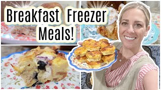 Make Ahead Breakfast freezer Meals Perfect For Back To School!