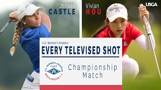 2021 U.S. Women's Amateur Final: Jensen Castle vs. Vivian Hou | Every Televised Shot