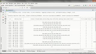 Class Scheduling + Genetic Algorithm + Python - Prototype Proj 08 (public version) - Store Results