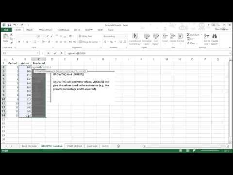 Calculating Growth In Excel - Formula Methods Calculating Growth In Excel - Formula Methods