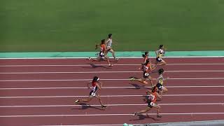 20190803鞘ヶ谷記録会 中3女子100m決勝