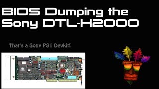 Dumping the Sony DTL-H2000 BIOS (PS1 Dev Kit)