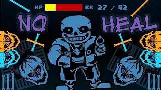 [No Heal] Shadbroketale Sans fight by ZhaZha - phase 1