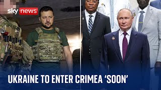 Ukraine War: Zelenskyy visits frontline, Putin wraps up Africa summit and Kyiv targets Crimea