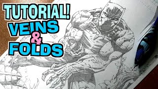 Bring Your Drawing To The Next Level! How To Draw Veins And Folds!