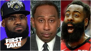 Would James Harden, KD & Kyrie Irving stop LeBron and the Lakers from repeating? | First Take