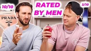 MEN REACT TO 18 MEN KILLER PERFUMES FOR WOMEN |  top fragrances for women rated by men