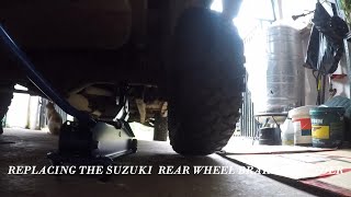 REPLACING THE REAR WHEEL CYLINDER ON THE SUZUKI