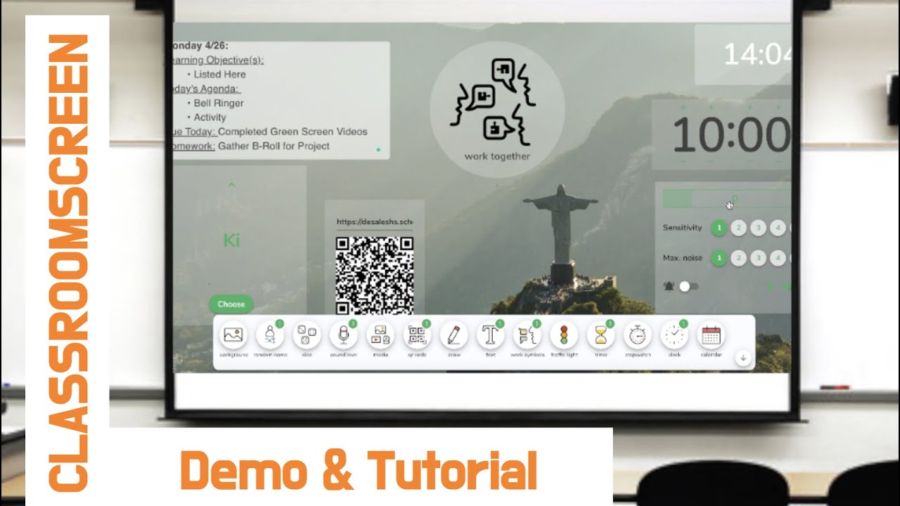 Classroomscreen Demo Tutorial Youtube