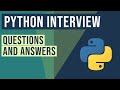 Python Interview Questions and Answers