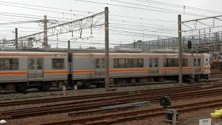 313系5000番台+313系300番台新快速大垣ゆき豊橋駅到着