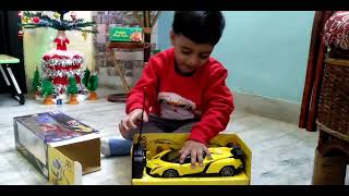 Unboxing+1st Impressions Of My New RC Car 🚗 👶 Remote Control Toy Car 🏎️🚗👶  | Chhotu Sai 👶